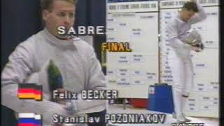 SCHERMA - CAMPIONATI DEL MONDO ASSOLUTI ATENE 1994 - FINALE SCIABOLA