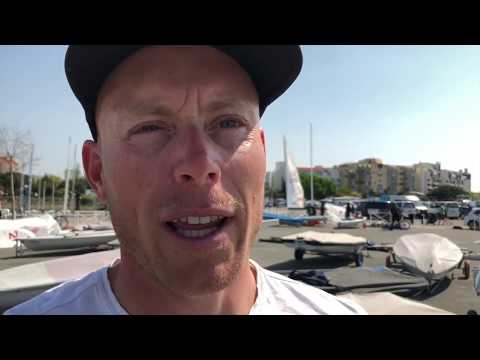 2018 Laser Senior Europeans - Training day - Nick Thompson GBR