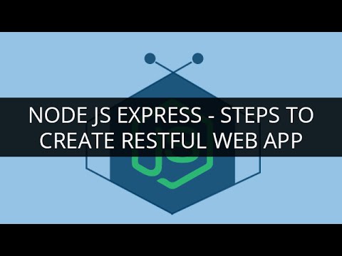 Node JS Express Steps to create Restful Web App | Edureka