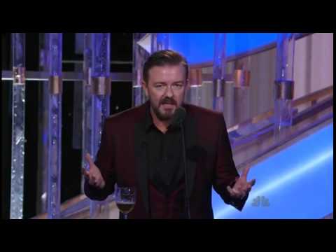 Ricky Gervais conduce i Golden Globe 2012 - Intermezzi (sub ita)