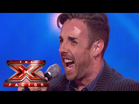 Stevi Ritchie sings Queen's Don't Stop Me Now - Arena Auditions Wk 1 - The X Factor UK 2014