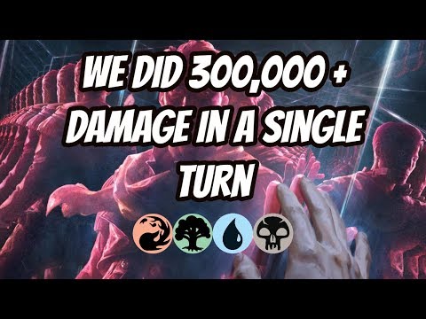 300000+ Damage in a Single Turn - God-Eternal Rhonas + Mirror March - MTG Arena