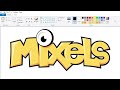 How To Draw The Mixels Logo Using MS Paint How To Draw On Your Computer
