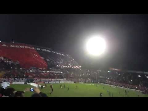 Salida de Newell's Old Boys contra Atlético Mineiro