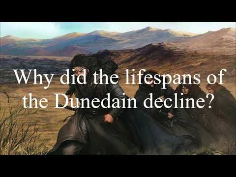 Why did the lifespans of the Dunedain decline?