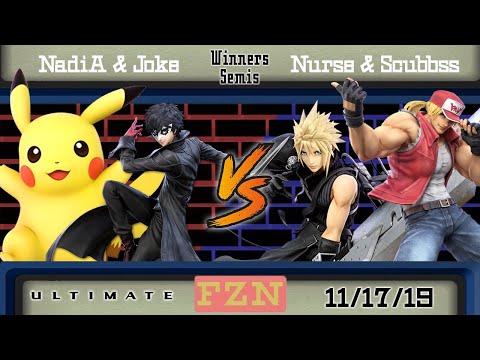 NadiA & Joke (Y) vs. Nurse & Scubbss (R) - Winners Semis - Flat Zone November