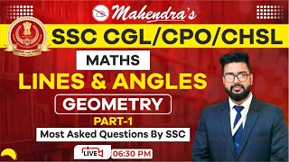 Geometry | Line and Angle | Part 1 | SSC CGL 2021-22 | SSC 2022 | Maths | By Pragyesh Mahendras