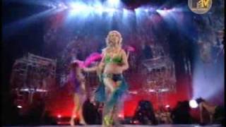 Britney Spears I'm a slave for you live at MTV 2001