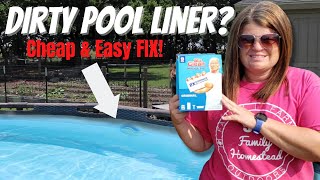 Using A Magic Eraser To Clean Pool