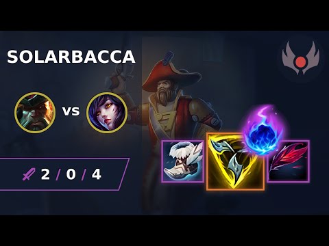 [ solarbacca ] Gangplank MID vs Ahri | EUW GRANDMASTER | LOL Season 2024