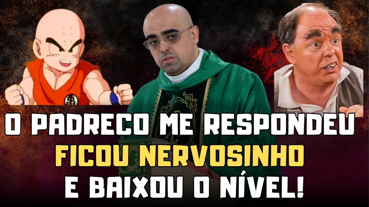 O PADRE ME RESPONDEU E MOSTROU QUEM REALMENTE É (Resposta ao Padre José Eduardo)