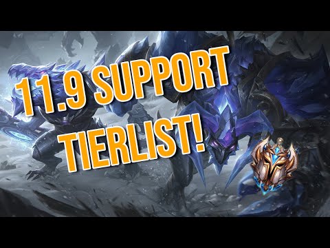 Patch 11.9 SoloQ Support Tier List!