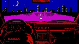 Night Retrowave Drive (Little Fluffy Group) - ZX Spectrum Demo - Demoscene - The Spectrum