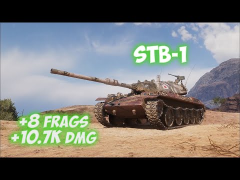 STB-1 - 8 Frags 10.7K Damage - Master in the city! - World Of Tanks