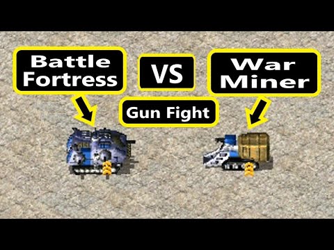 Battle Fortress vs War Miner - Gun Fight - Red Alert 2