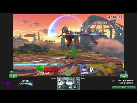 Cockchopz(Little Mac) VS Bean(Falco/Marth) Grid WiiU BiWeekly