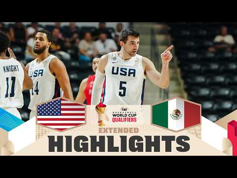 USA 🇺🇸 v Mexico 🇲🇽 | Extended Highlights | FIBA Basketball World Cup 2027 Americas Qualifiers