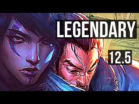 APHELIOS & Thresh vs YASUO & Rell (ADC) | Rank 5 Aphelios, Legendary, 27/4/9 | BR Challenger | 12.5