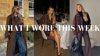 WHAT I WORE THIS WEEK | RECENT AUTUMN OUTFITS | KOSINER JEWELLERY UNBOXING | 2025