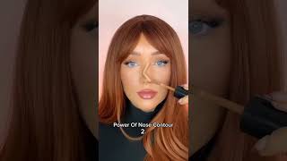 The power of nose contour 😱 #nosecontouring #nosecontour #makeupchallenge #makeup #tutorial