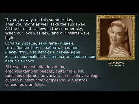 If You Go Away - Helen Merrill