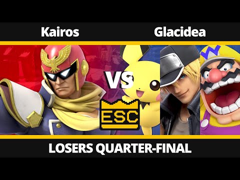 ESC 25 Losers Quarter-Final - Kairos (Captain Falcon) Vs. Glacidea (Terry, Pichu, Wario) - SSBU