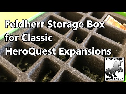 Original Kellar's Keep & Return of the Witch Lord HeroQuest Expansion Storage Solutions by Feldherr