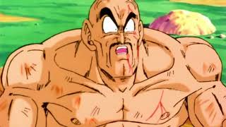 Goku saves Gohan from Nappa