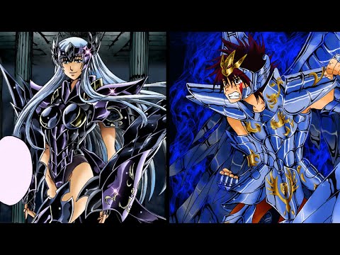 Batalha Completa: TENMA de PÉGASO vs Sua Mãe PARTITA de CORUJA / Saint Seiya The Lost Canvas
