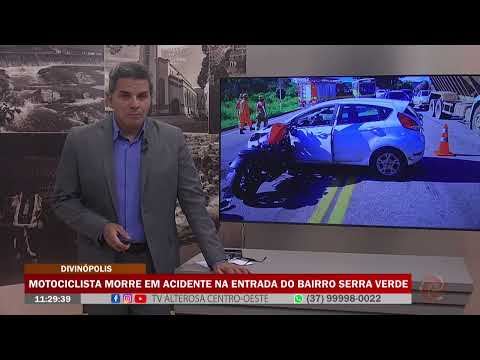 Divinópolis: Motociclista morre em acidente no Bairro Serra Verde
