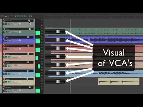 VCAs or VCA Lead & Follow Tracks in REAPER