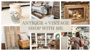 ANTIQUE + VINTAGE SHOP WITH ME | SPRING DECORATING INSPIRATION