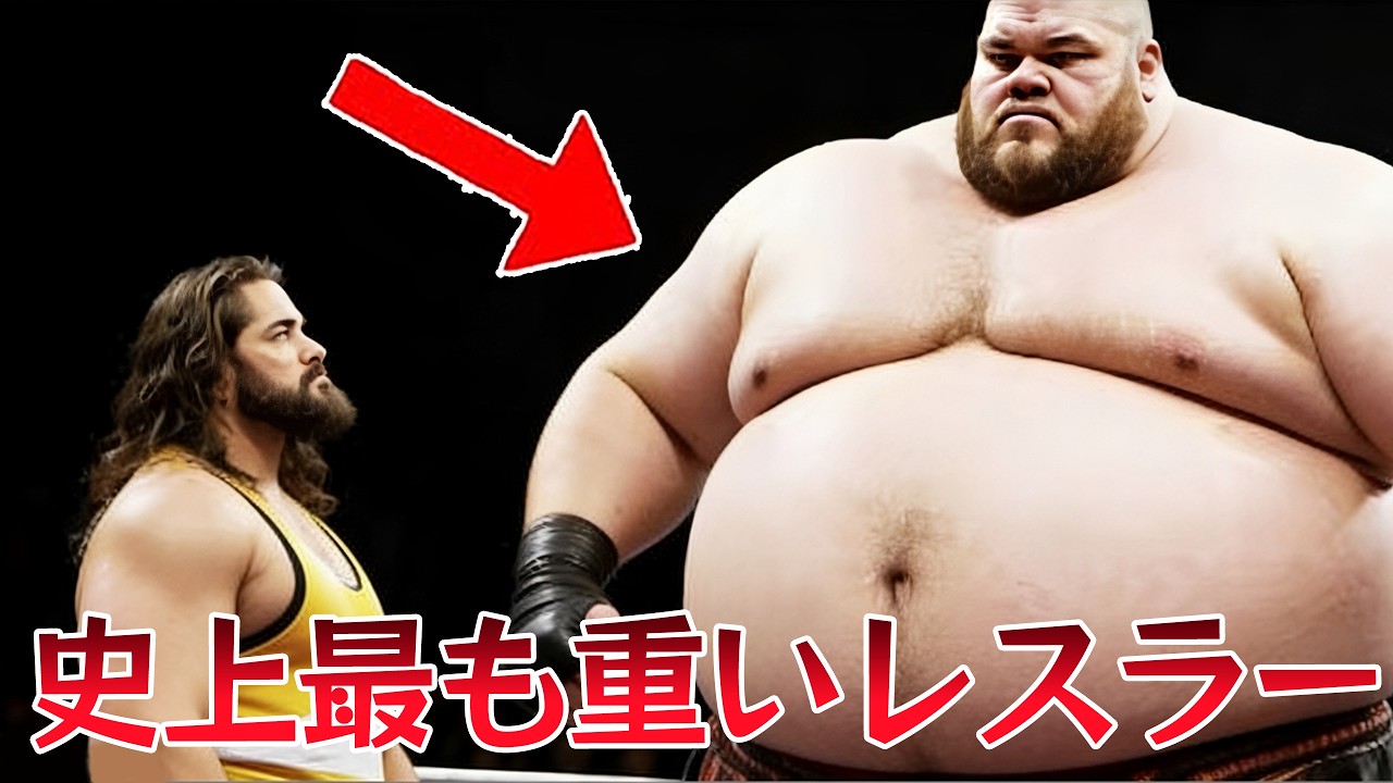 【WWE最重量級】世界で最も重いレスラー10選！体重688斤でも拳王を圧倒！1位は「デブのタイソン」レベル