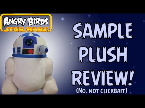 Angry Birds Star Wars "R2-EGG2" SAMPLE PLUSH REVIEW!