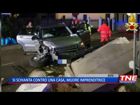 TG (07/03/2018) - SI SCHIANTA CONTRO UNA CASA, MUORE IMPRENDITRICE