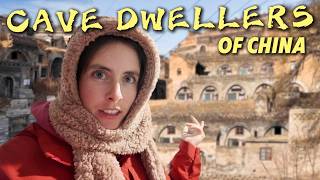 Chinese goat herder invites us to his 100 year old cave house to spend the night!