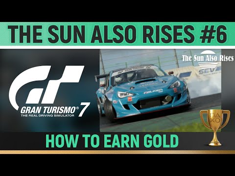 Gran Turismo 7 - Expert Drifting - The Sun Also Rises 🏆 How to Earn Gold (Drag Race)