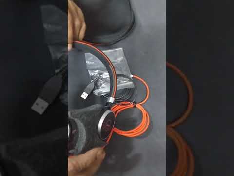 Jabra Evolve 40 MS Wired On Ear Headphone with Mic Noise Cancellation (Black)