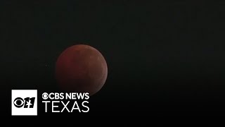Total lunar eclipse seen overnight across North Texas