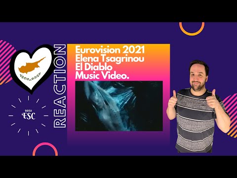 REACTION / ELENA TSAGRINOU "El Diablo" (Κύπρος) I Eurovision Song Contest 2021 (Cyprus)