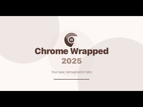 Chrome Wrapped 2025 video preview