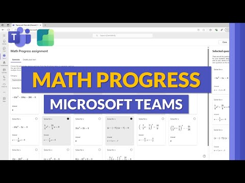 Microsoft Teams: Math Progress for Enhanced Learning