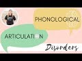 Articulation Vs. Phonological Disorders
