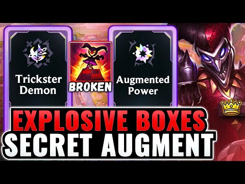 Secret Trickster Demon Augment: Broken Shaco Boxes + Augmented Power | League Arena Gameplay