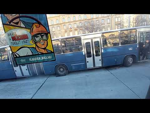 IKARUS 280 BPI-835 BKV BKK MOTOR BELSŐ TÉR HANG A KELETIN A 30 BUSZ VONALÁN