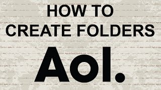 How to create folders in AOL Mail