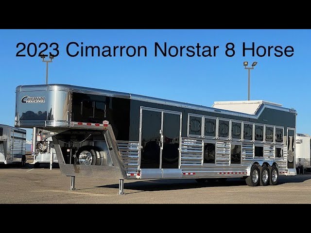 Preview image of Custom 2023 Cimarron Norstar 8 Horse Gooseneck - 5N221362 youtube video