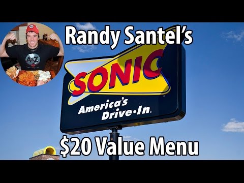 $20 Sonic Menu Challenge | Randy Santel