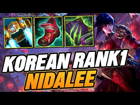 Rank1 Challenger Korean Nidalee Player is DOMINATING SoloQ (CANYON Nidalee) - League of Legends