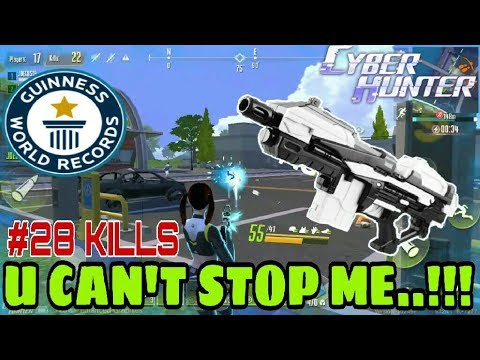 28 KILLS TOP PRO PLAYER CYBER HUNTER INDONESIA